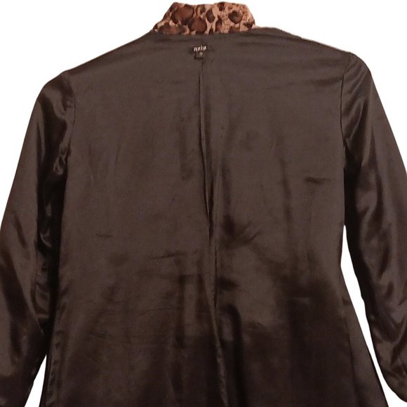 Aziz | Jackets & Coats | Aziz Small Jaguar Print Jacket | Poshmark